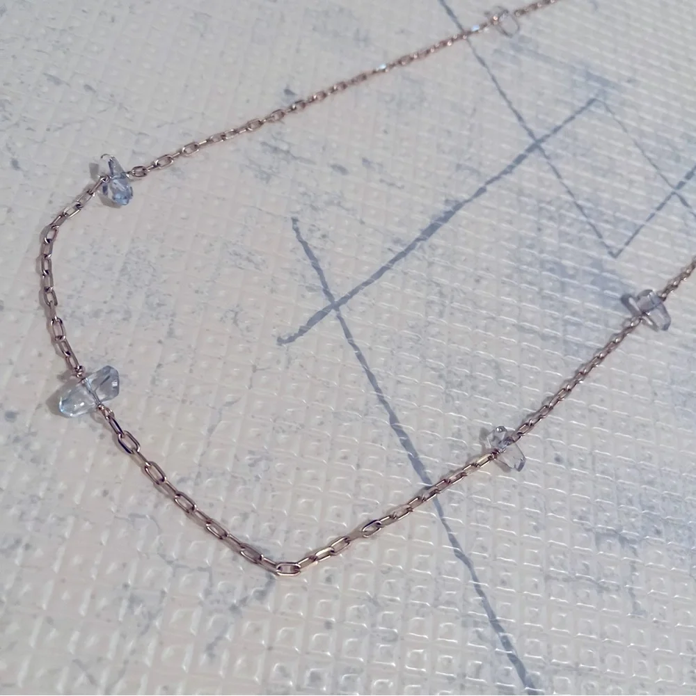Colette Malouf Swarovski Crystal Chain Necklace - Picture 3 of 5